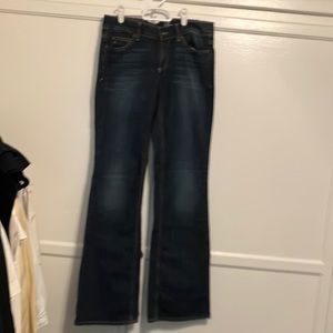 Tommy Hilfiger mid rise jeans size 6R dark blue color